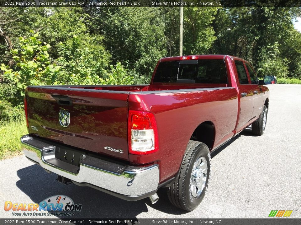 2022 Ram 2500 Tradesman Crew Cab 4x4 Delmonico Red Pearl / Black Photo #6