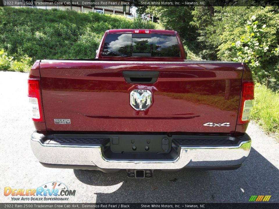 2022 Ram 2500 Tradesman Crew Cab 4x4 Delmonico Red Pearl / Black Photo #7