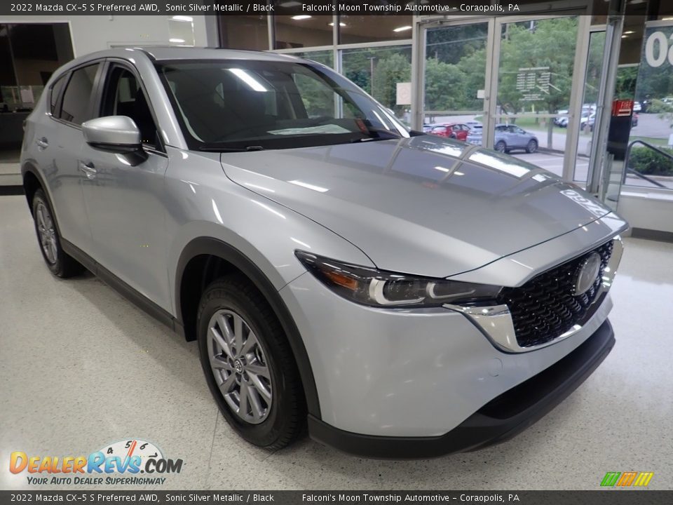 Sonic Silver Metallic 2022 Mazda CX-5 S Preferred AWD Photo #8