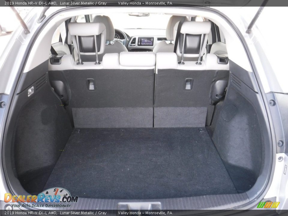 2019 Honda HR-V EX-L AWD Lunar Silver Metallic / Gray Photo #28