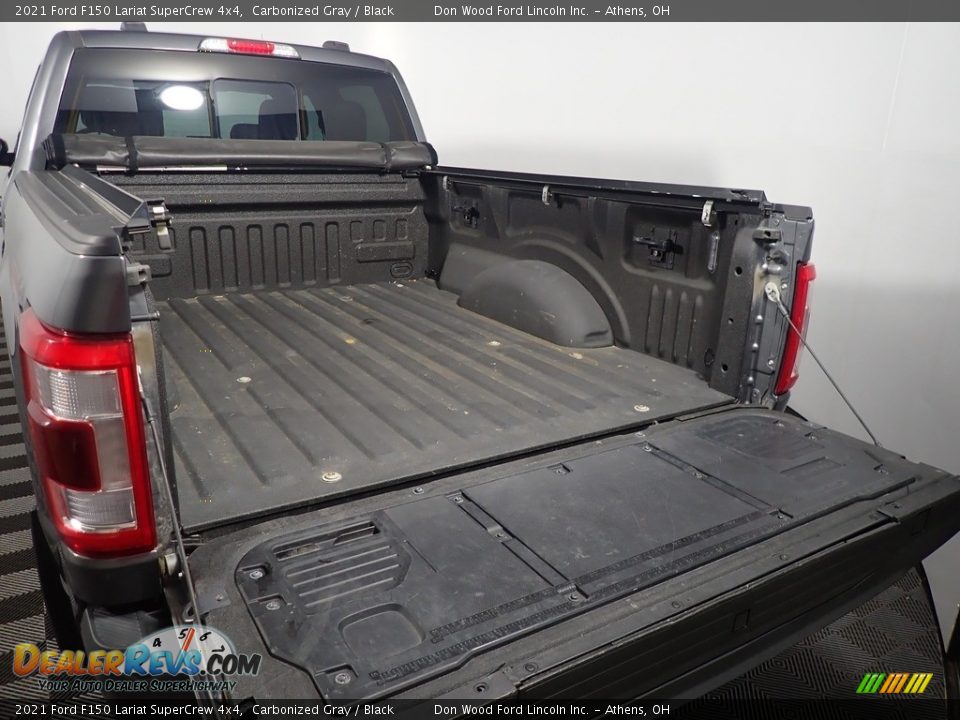 2021 Ford F150 Lariat SuperCrew 4x4 Carbonized Gray / Black Photo #16