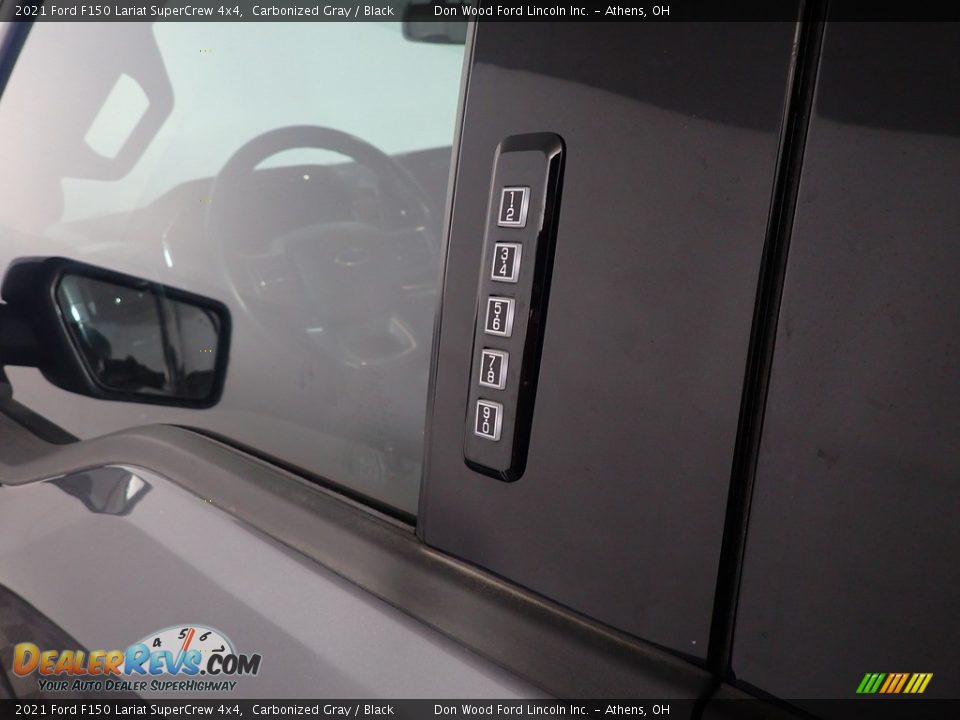 2021 Ford F150 Lariat SuperCrew 4x4 Carbonized Gray / Black Photo #21