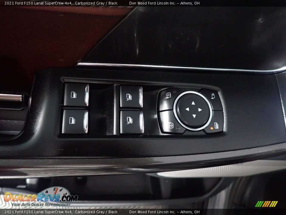 2021 Ford F150 Lariat SuperCrew 4x4 Carbonized Gray / Black Photo #23