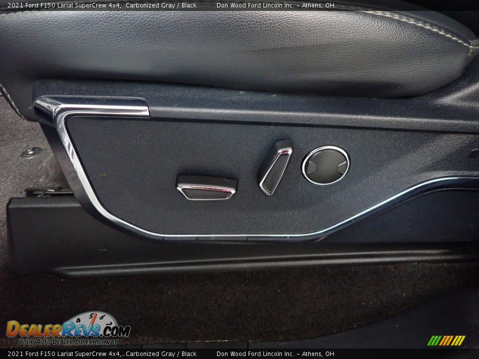 2021 Ford F150 Lariat SuperCrew 4x4 Carbonized Gray / Black Photo #25
