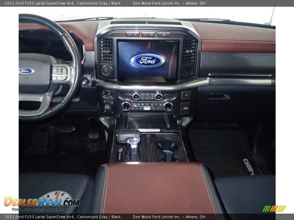 2021 Ford F150 Lariat SuperCrew 4x4 Carbonized Gray / Black Photo #27