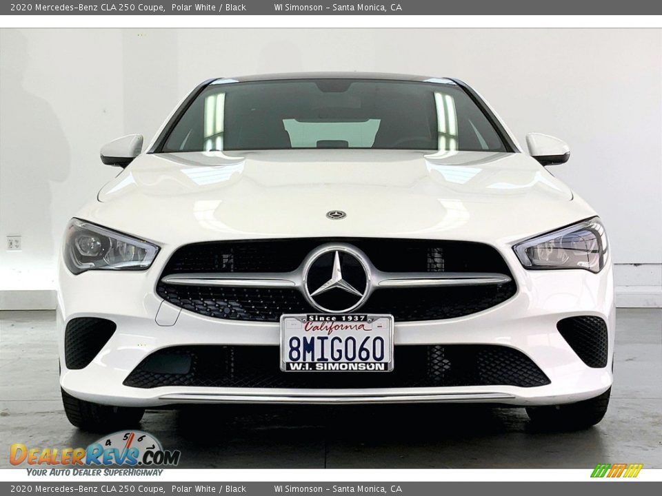 2020 Mercedes-Benz CLA 250 Coupe Polar White / Black Photo #2