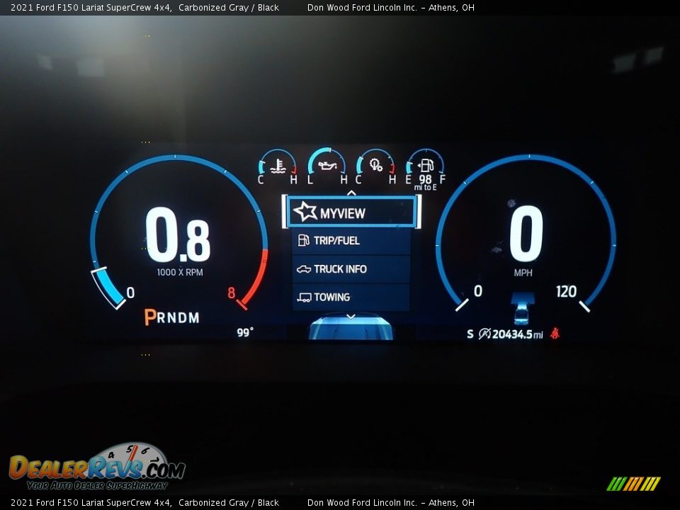 2021 Ford F150 Lariat SuperCrew 4x4 Carbonized Gray / Black Photo #30
