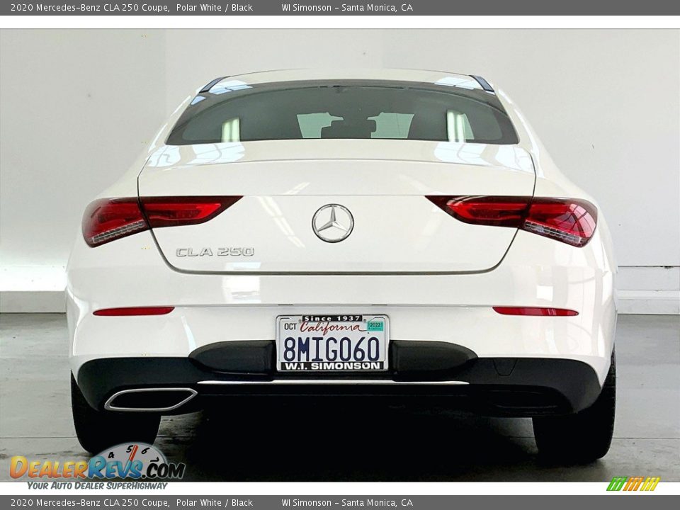 2020 Mercedes-Benz CLA 250 Coupe Polar White / Black Photo #3