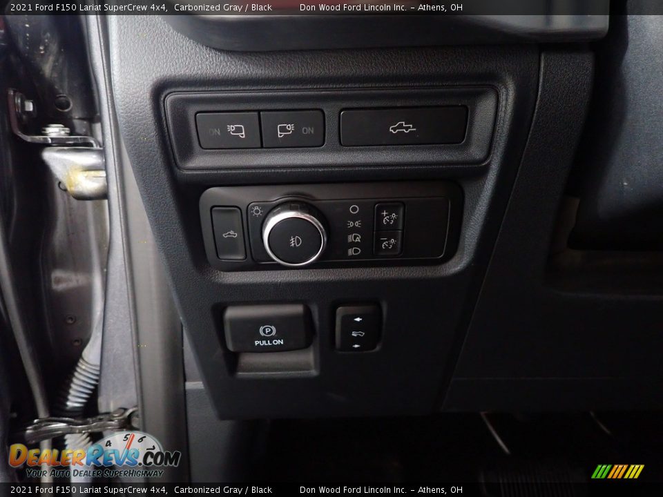 2021 Ford F150 Lariat SuperCrew 4x4 Carbonized Gray / Black Photo #33
