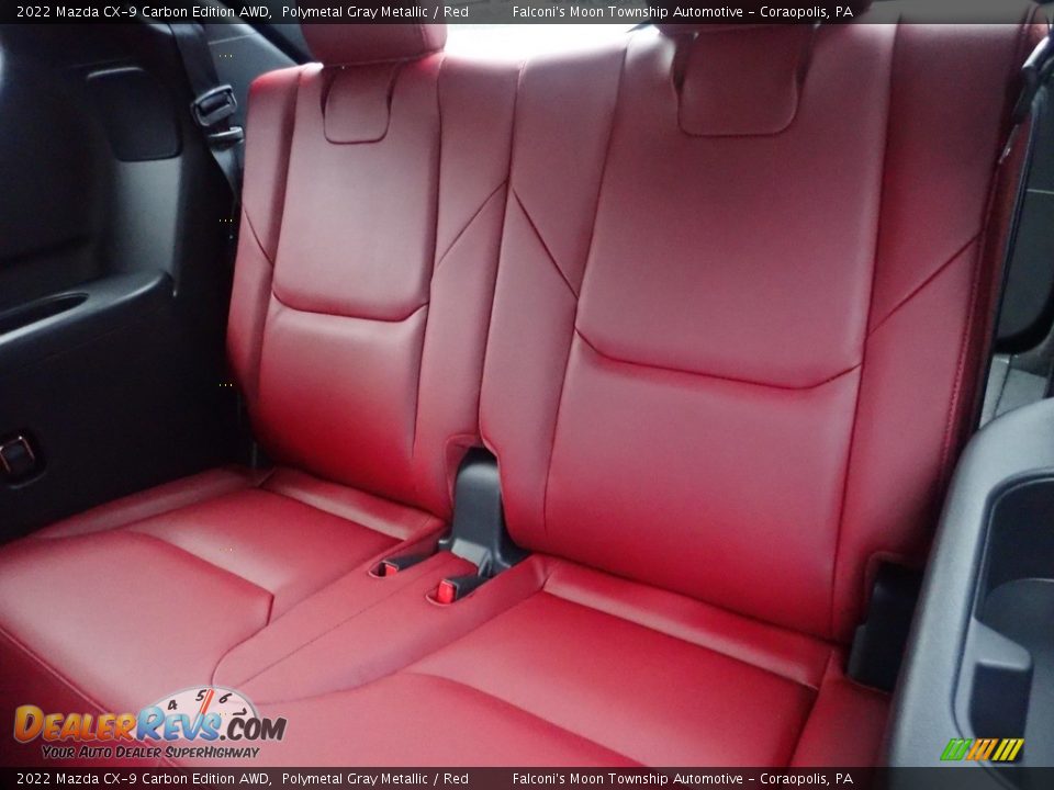 2022 Mazda CX-9 Carbon Edition AWD Polymetal Gray Metallic / Red Photo #13