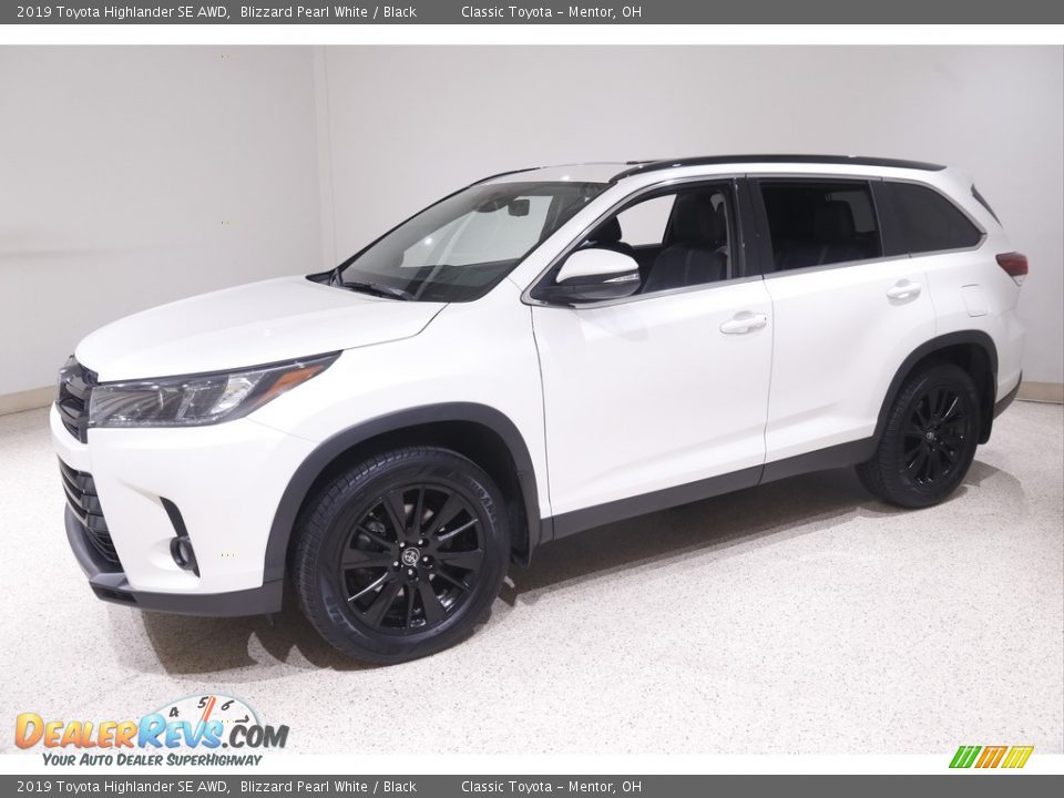 2019 Toyota Highlander SE AWD Blizzard Pearl White / Black Photo #3