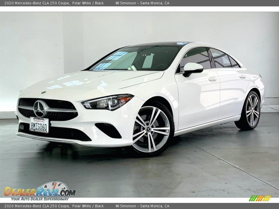 2020 Mercedes-Benz CLA 250 Coupe Polar White / Black Photo #12