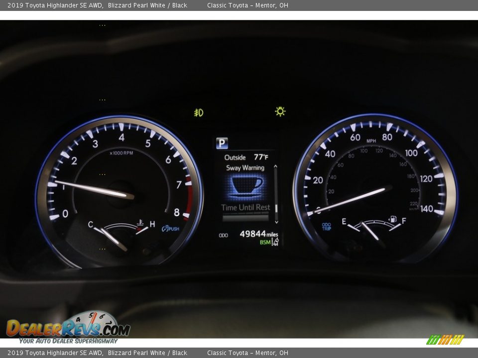 2019 Toyota Highlander SE AWD Blizzard Pearl White / Black Photo #8