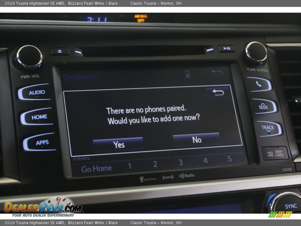2019 Toyota Highlander SE AWD Blizzard Pearl White / Black Photo #12