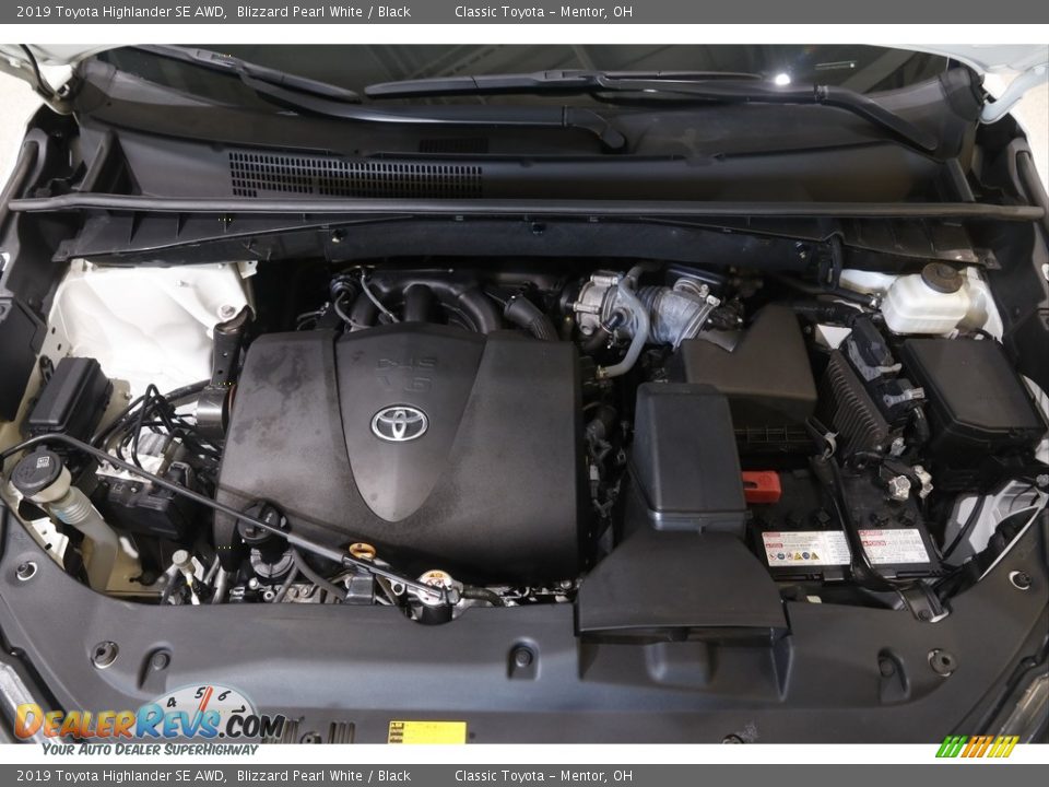2019 Toyota Highlander SE AWD Blizzard Pearl White / Black Photo #22