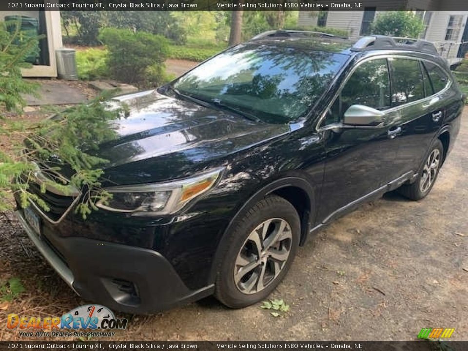 2021 Subaru Outback Touring XT Crystal Black Silica / Java Brown Photo #1