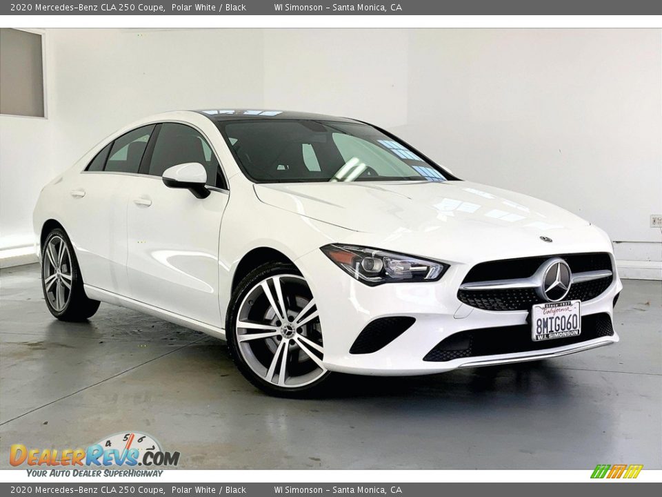 2020 Mercedes-Benz CLA 250 Coupe Polar White / Black Photo #34