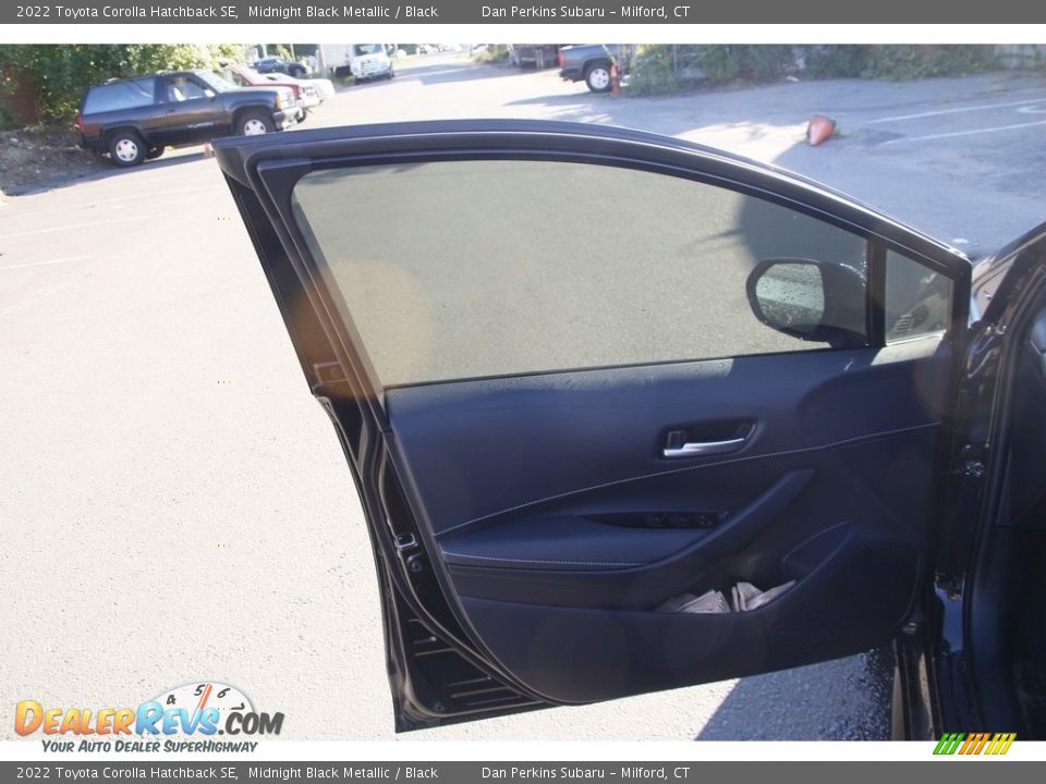 2022 Toyota Corolla Hatchback SE Midnight Black Metallic / Black Photo #9