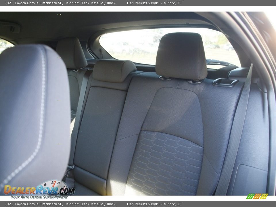 2022 Toyota Corolla Hatchback SE Midnight Black Metallic / Black Photo #12