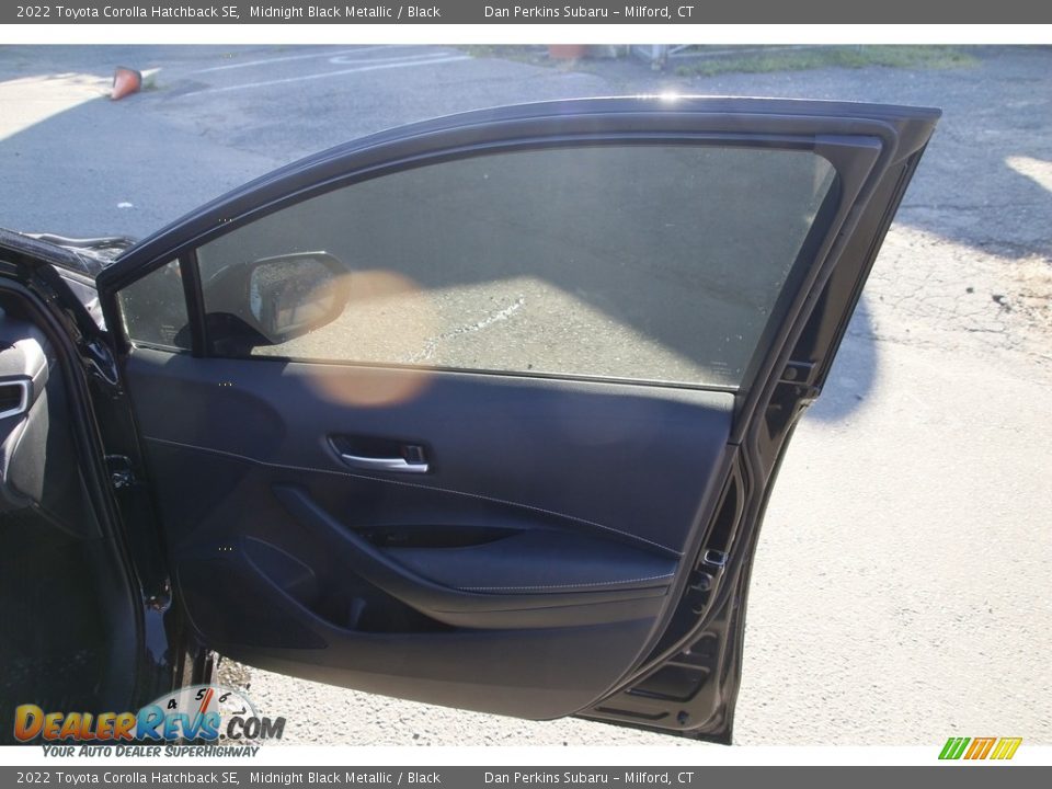2022 Toyota Corolla Hatchback SE Midnight Black Metallic / Black Photo #15