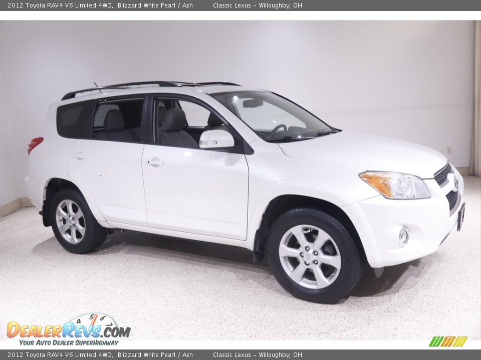 2012 Toyota RAV4 V6 Limited 4WD Blizzard White Pearl / Ash Photo #1