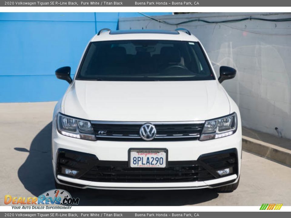 2020 Volkswagen Tiguan SE R-Line Black Pure White / Titan Black Photo #7