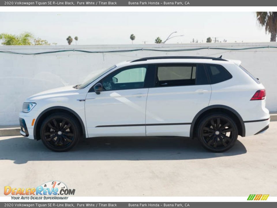 2020 Volkswagen Tiguan SE R-Line Black Pure White / Titan Black Photo #8