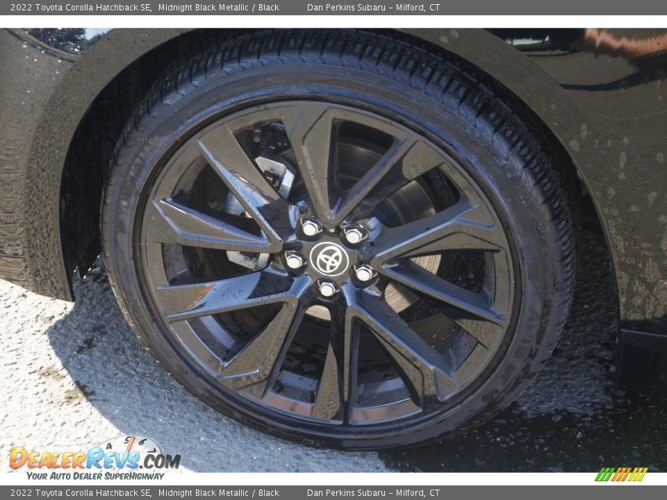 2022 Toyota Corolla Hatchback SE Midnight Black Metallic / Black Photo #22