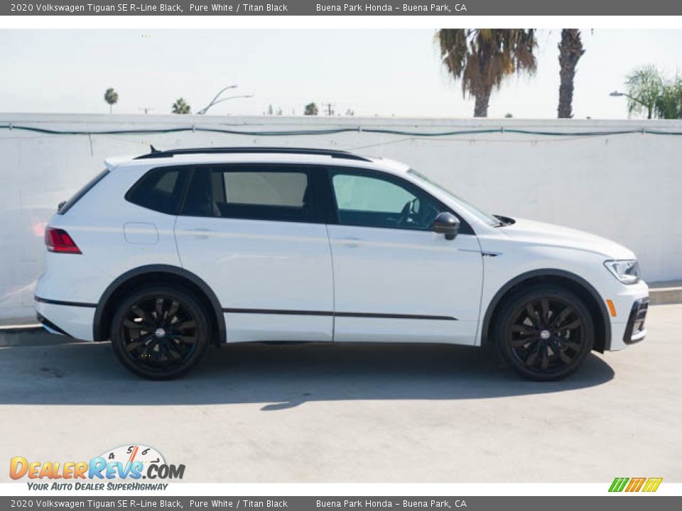 2020 Volkswagen Tiguan SE R-Line Black Pure White / Titan Black Photo #12