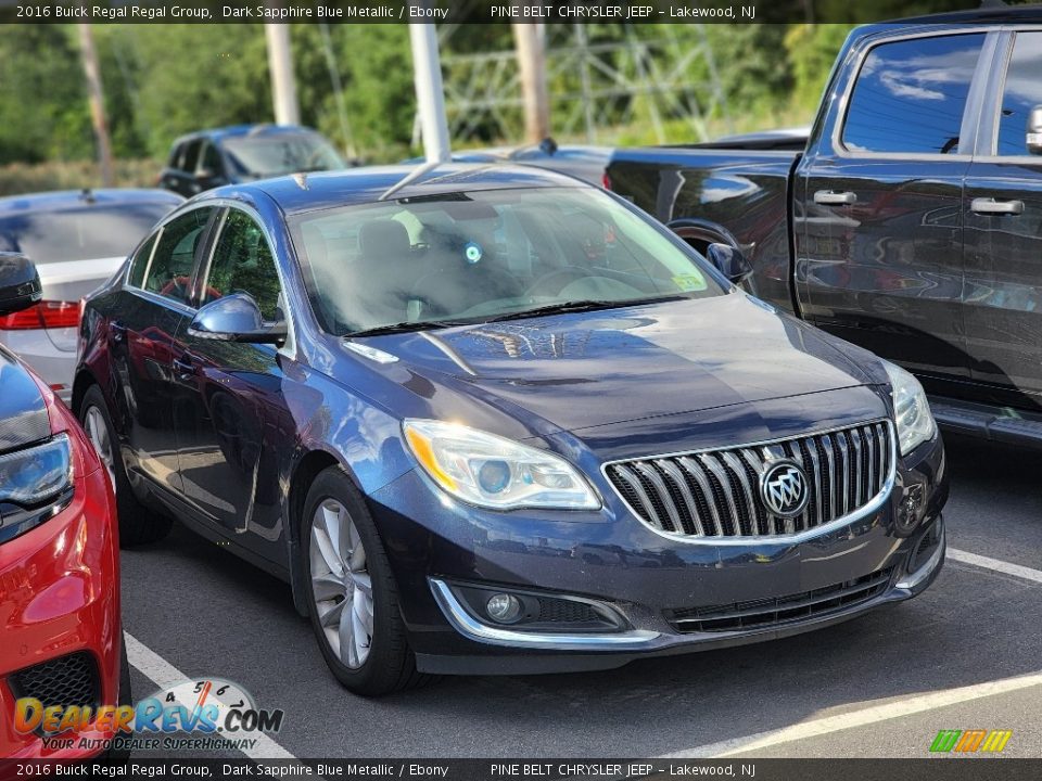 2016 Buick Regal Regal Group Dark Sapphire Blue Metallic / Ebony Photo #3