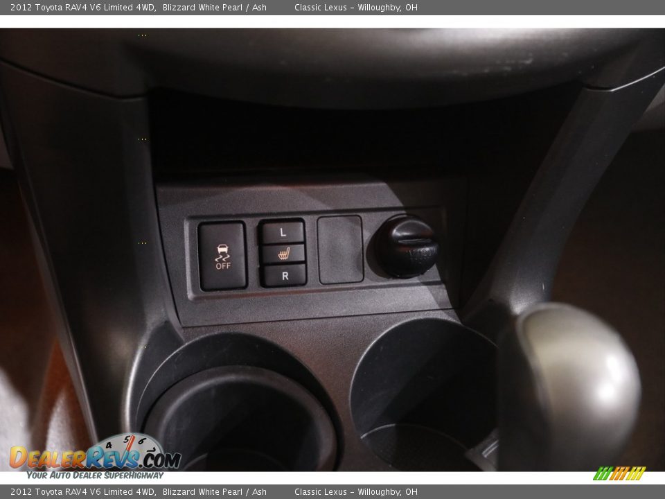 2012 Toyota RAV4 V6 Limited 4WD Blizzard White Pearl / Ash Photo #11