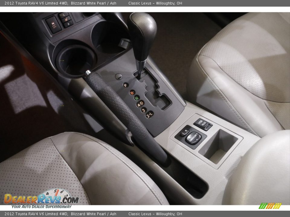 2012 Toyota RAV4 V6 Limited 4WD Blizzard White Pearl / Ash Photo #12