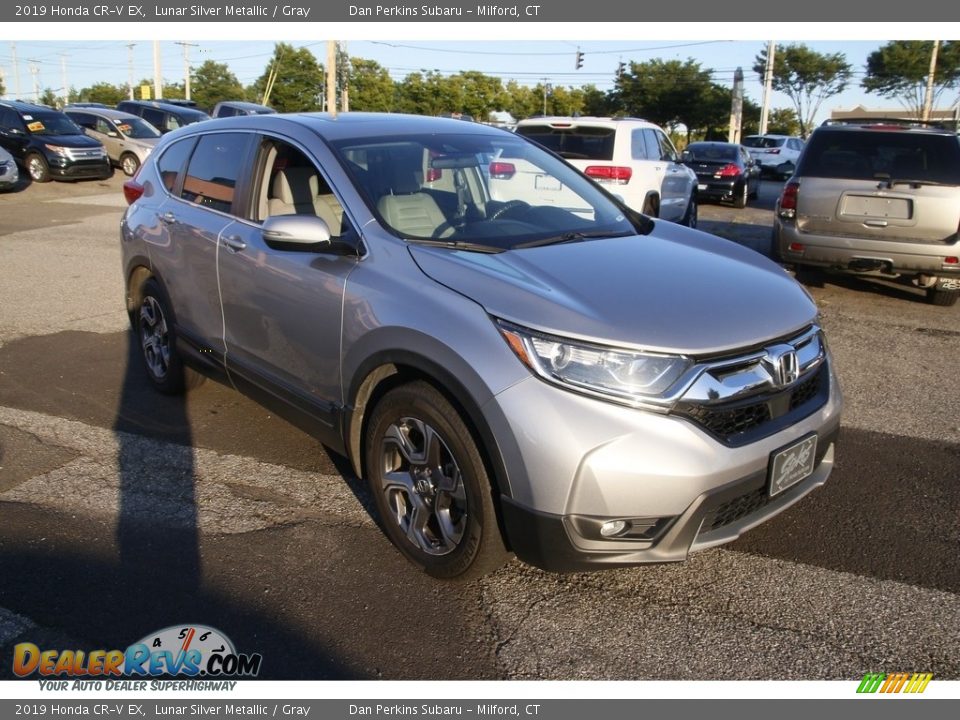2019 Honda CR-V EX Lunar Silver Metallic / Gray Photo #3
