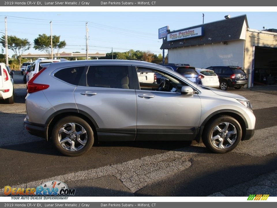 2019 Honda CR-V EX Lunar Silver Metallic / Gray Photo #4