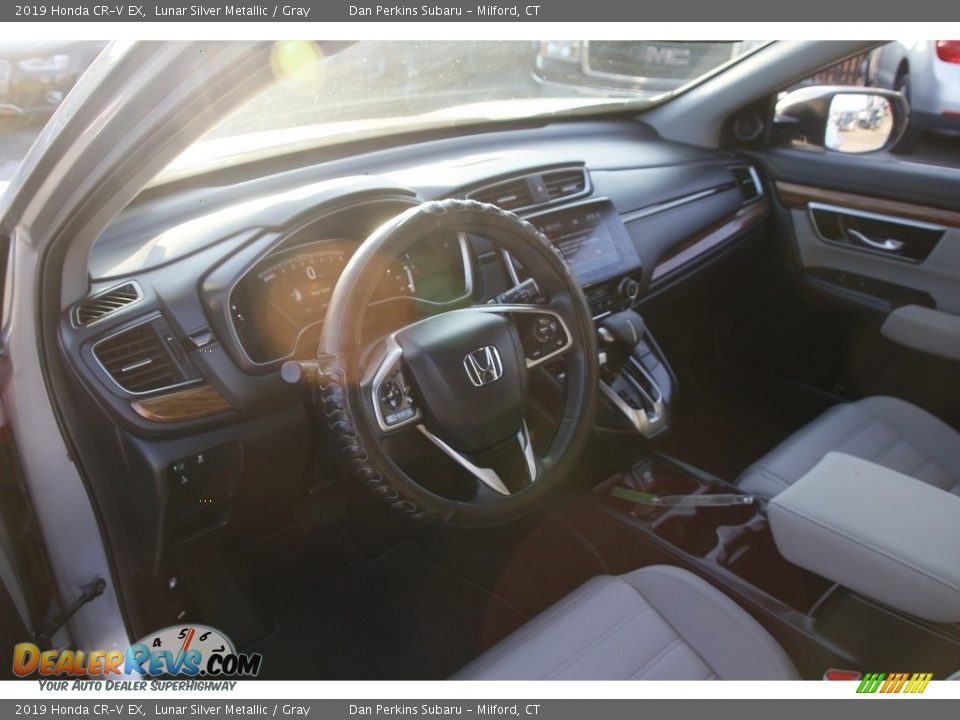 2019 Honda CR-V EX Lunar Silver Metallic / Gray Photo #10