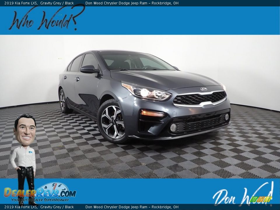 2019 Kia Forte LXS Gravity Grey / Black Photo #1