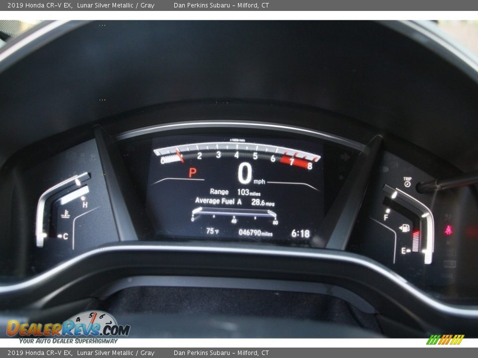 2019 Honda CR-V EX Lunar Silver Metallic / Gray Photo #19