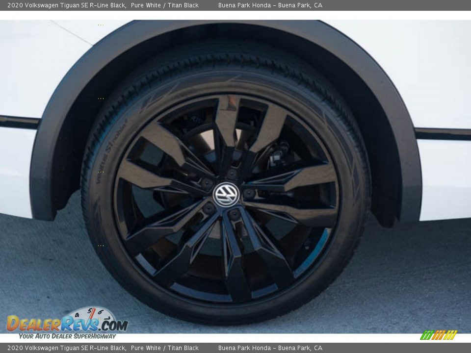 2020 Volkswagen Tiguan SE R-Line Black Pure White / Titan Black Photo #36