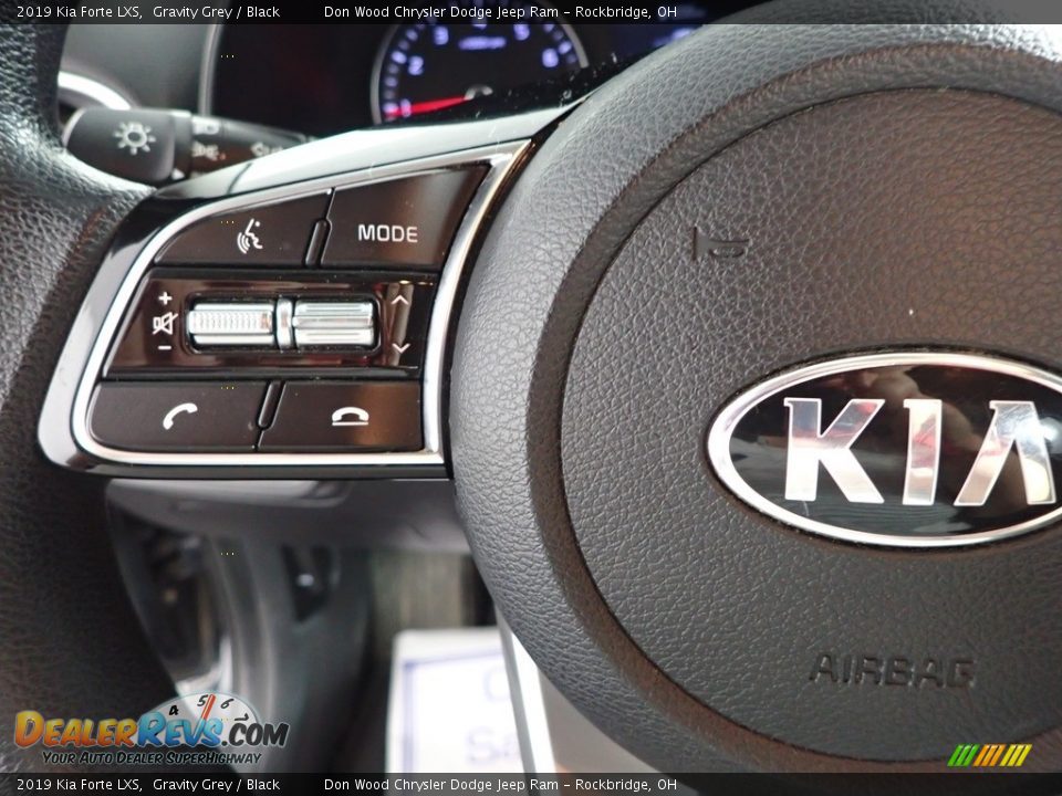 2019 Kia Forte LXS Gravity Grey / Black Photo #15