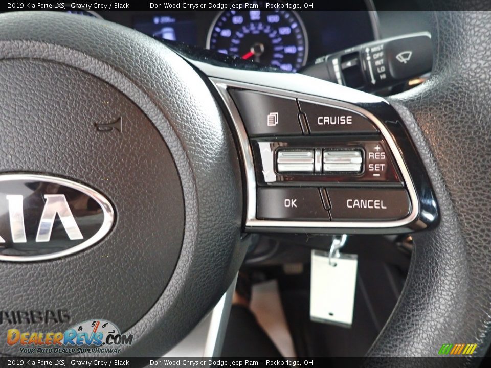 2019 Kia Forte LXS Gravity Grey / Black Photo #16