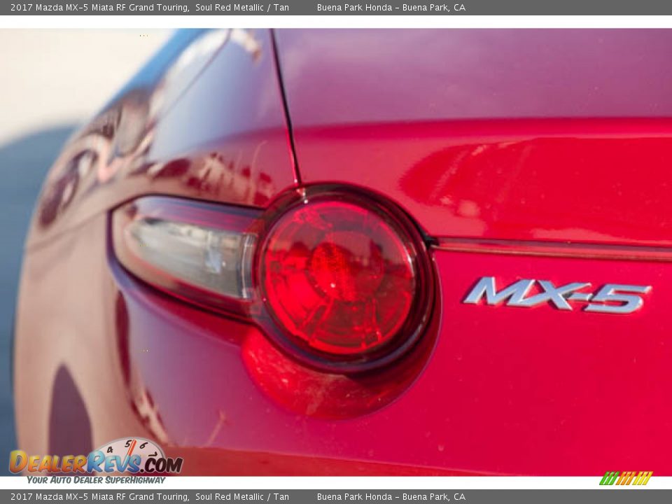 2017 Mazda MX-5 Miata RF Grand Touring Soul Red Metallic / Tan Photo #13