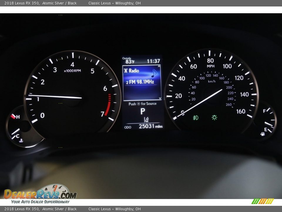 2018 Lexus RX 350 Gauges Photo #8