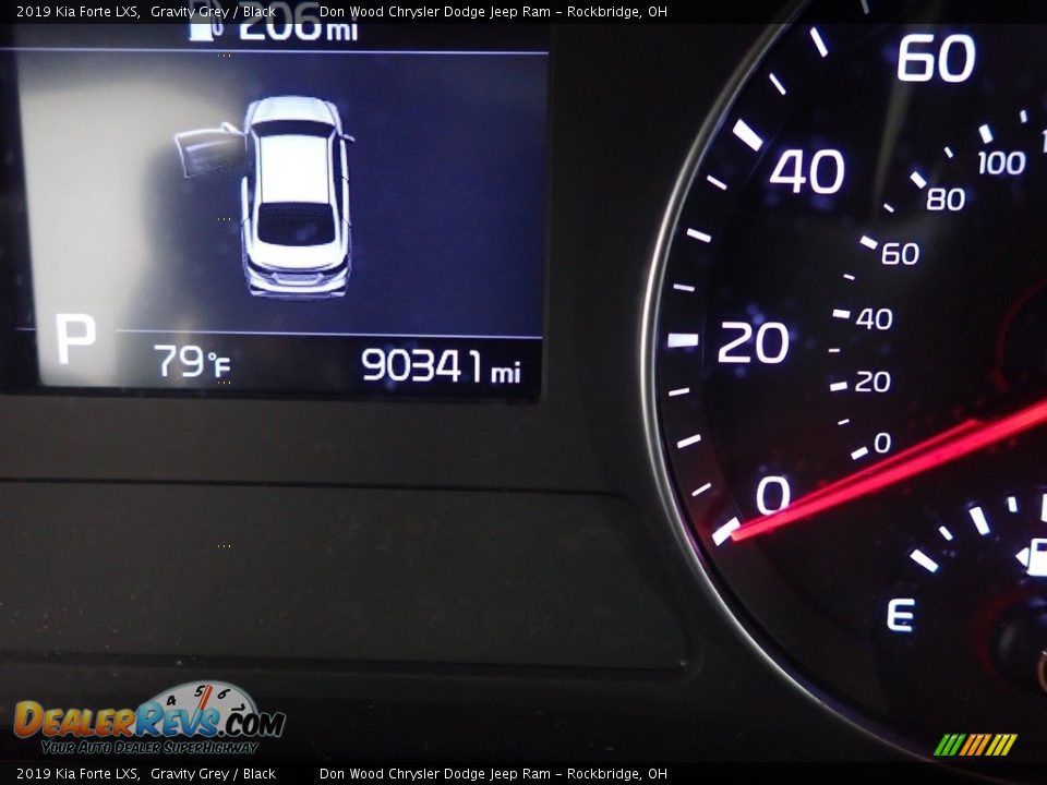 2019 Kia Forte LXS Gravity Grey / Black Photo #30