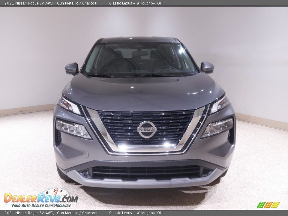 2021 Nissan Rogue SV AWD Gun Metallic / Charcoal Photo #2