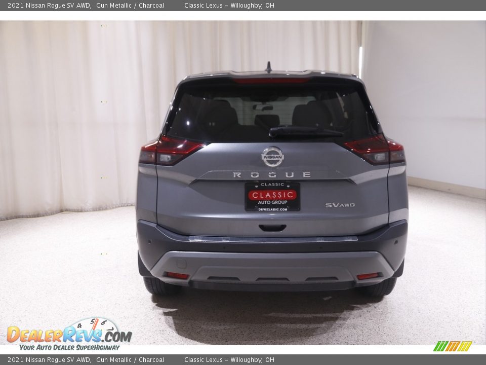 2021 Nissan Rogue SV AWD Gun Metallic / Charcoal Photo #19