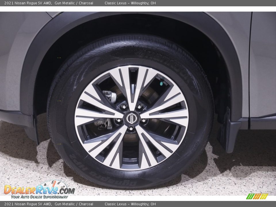 2021 Nissan Rogue SV AWD Gun Metallic / Charcoal Photo #21