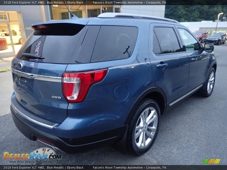 2018 Ford Explorer XLT 4WD Blue Metallic / Ebony Black Photo #2