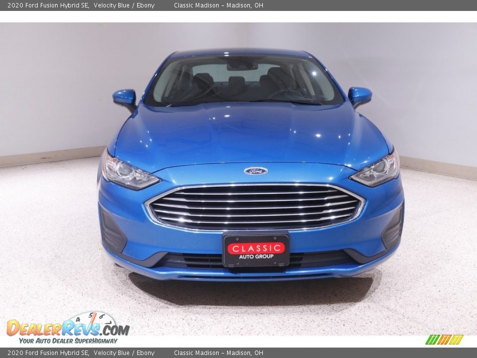 2020 Ford Fusion Hybrid SE Velocity Blue / Ebony Photo #2