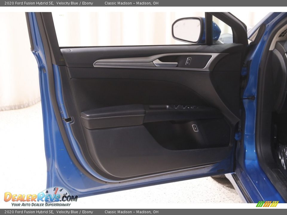 2020 Ford Fusion Hybrid SE Velocity Blue / Ebony Photo #5