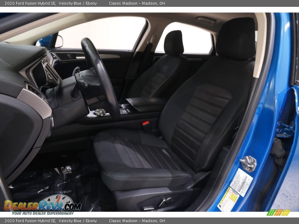 2020 Ford Fusion Hybrid SE Velocity Blue / Ebony Photo #6